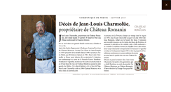 Desktop Screenshot of chateauromanin.com